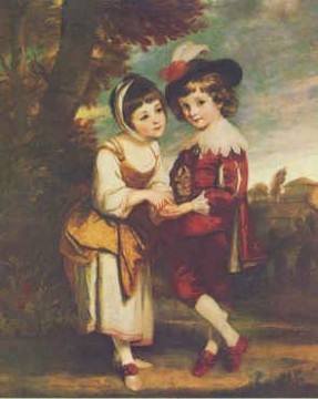 Jeune diseuse de bonne aventure Joshua Reynolds Peinture à l'huile